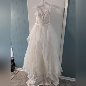 Wedding Dress - A Line With Beaded Bodice